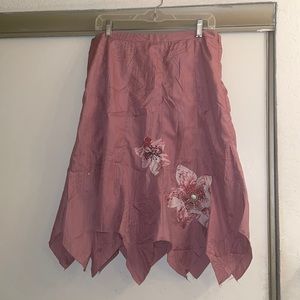 Dusty pink skirt